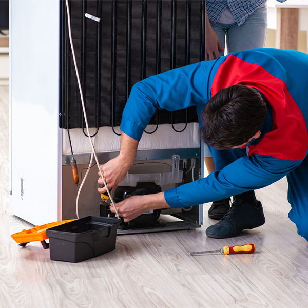 how much do you charge for refrigerator repair services in Peck Kansas